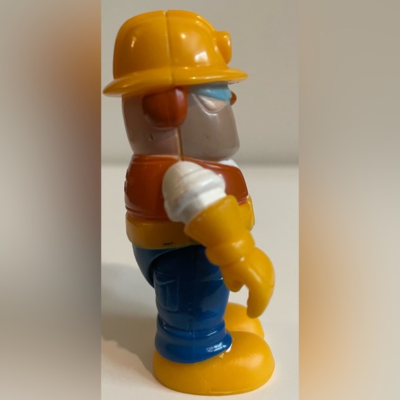 Little Tikes Construction Worker Man At Work Action Figure Jointed Toy - Picture 4 of 5
